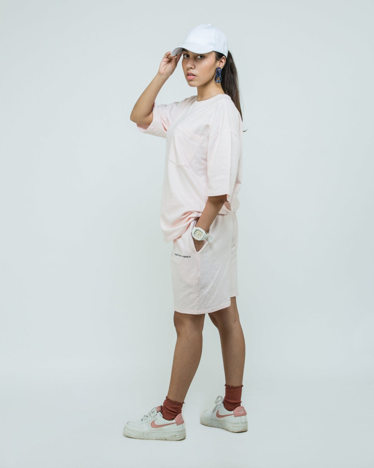 Oversized T-Shirt - (Euphoric Pink) by Instinct First
