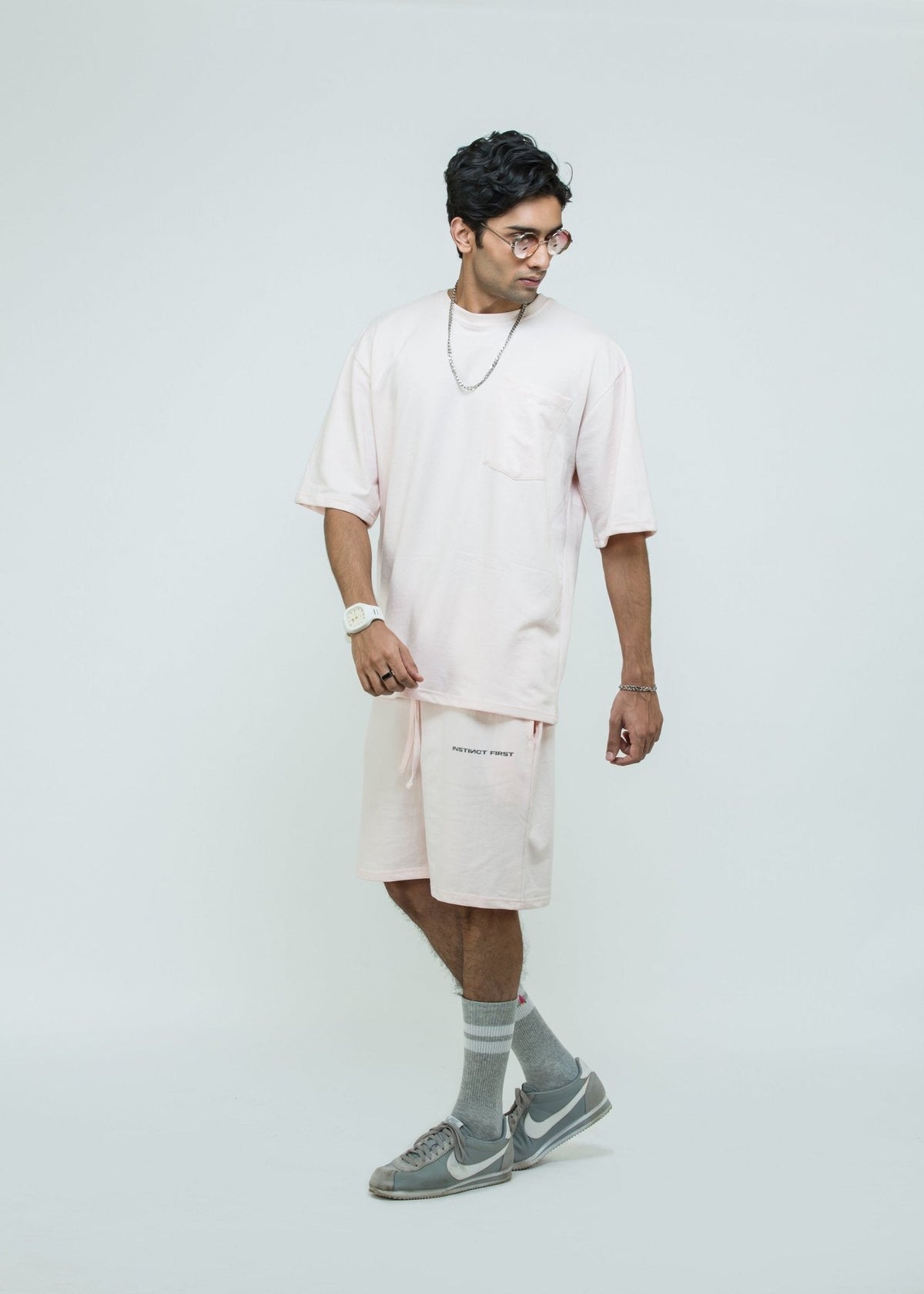 Oversized T-Shirt - (Euphoric Pink) by Instinct First