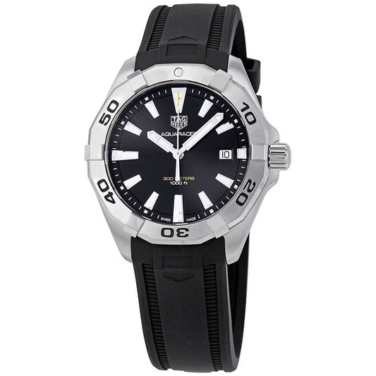 Tag Heuer Aquaracer Brushed Black Dial Watch