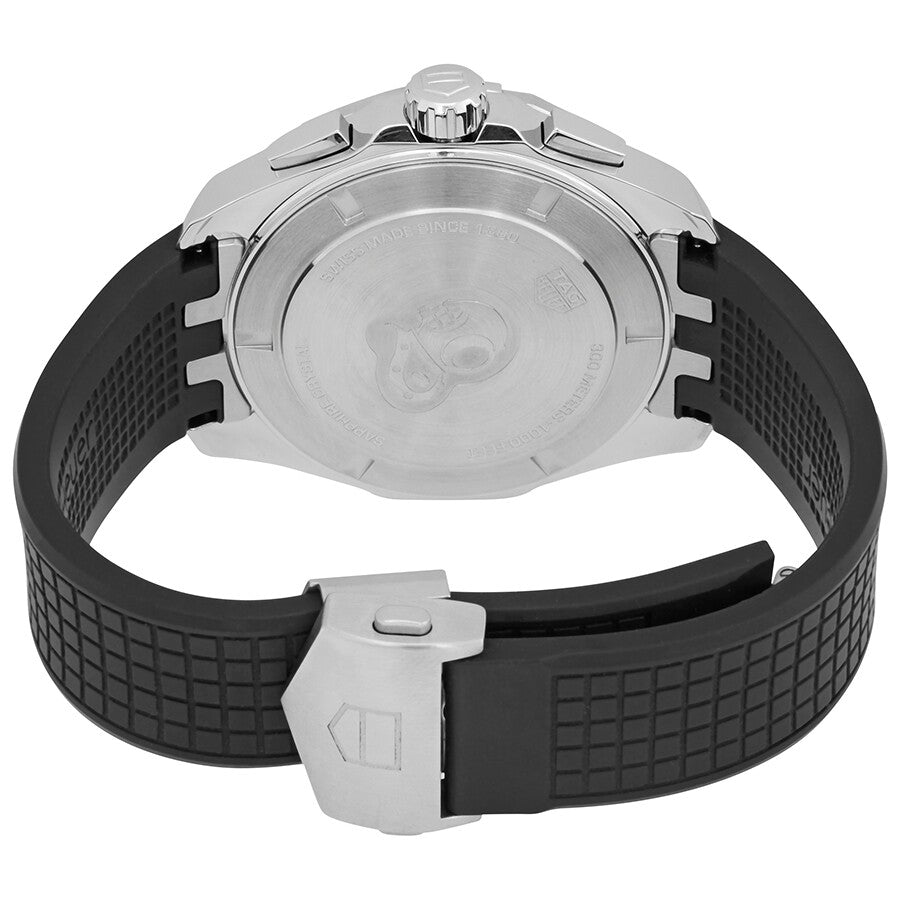 Tag Heuer Aquaracer Black Dial Quartz Rubber
