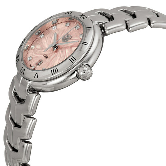 TAG Heuer Link Diamonds Pink Dial Watch