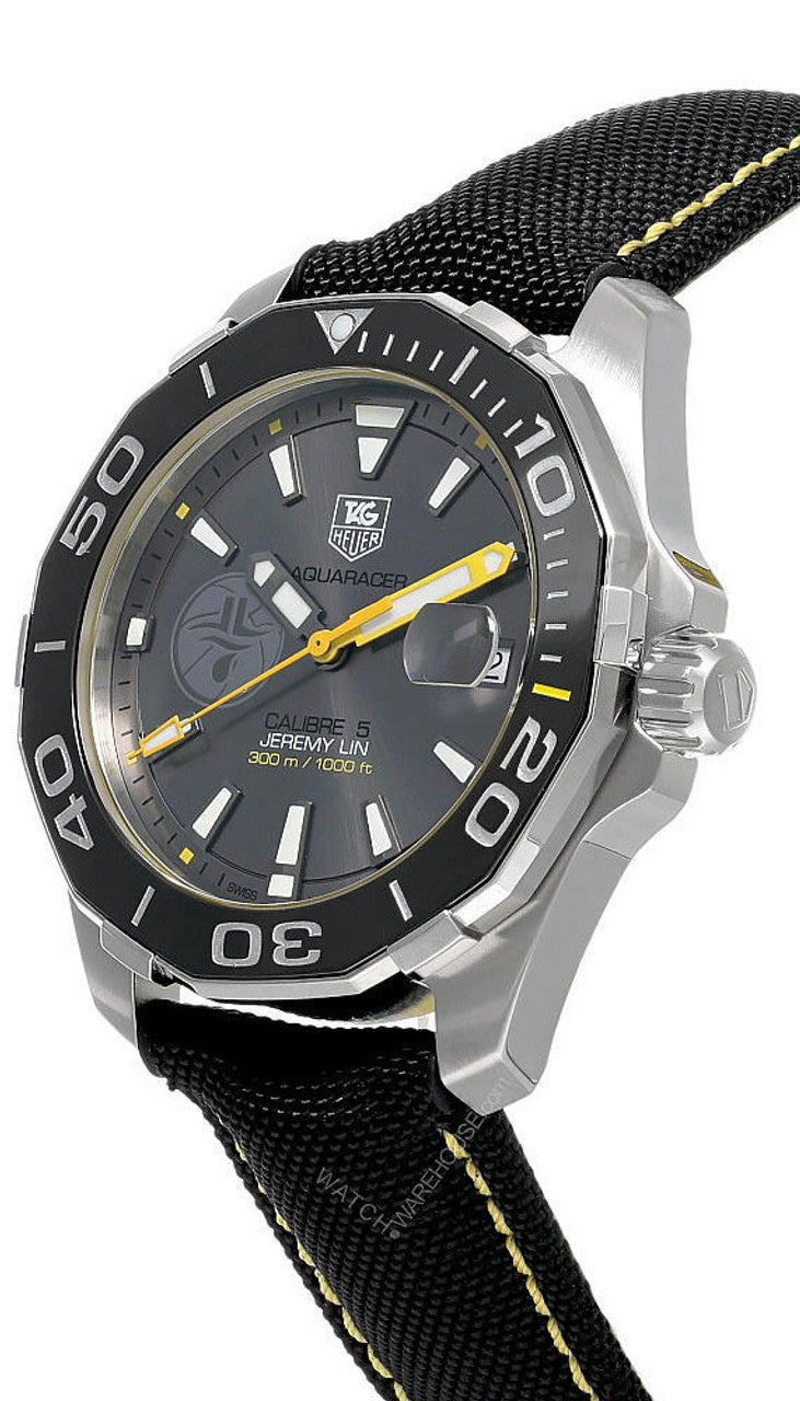 Tag Heuer Aquaracer Jeremy Lin Anthracite Automatic Watch