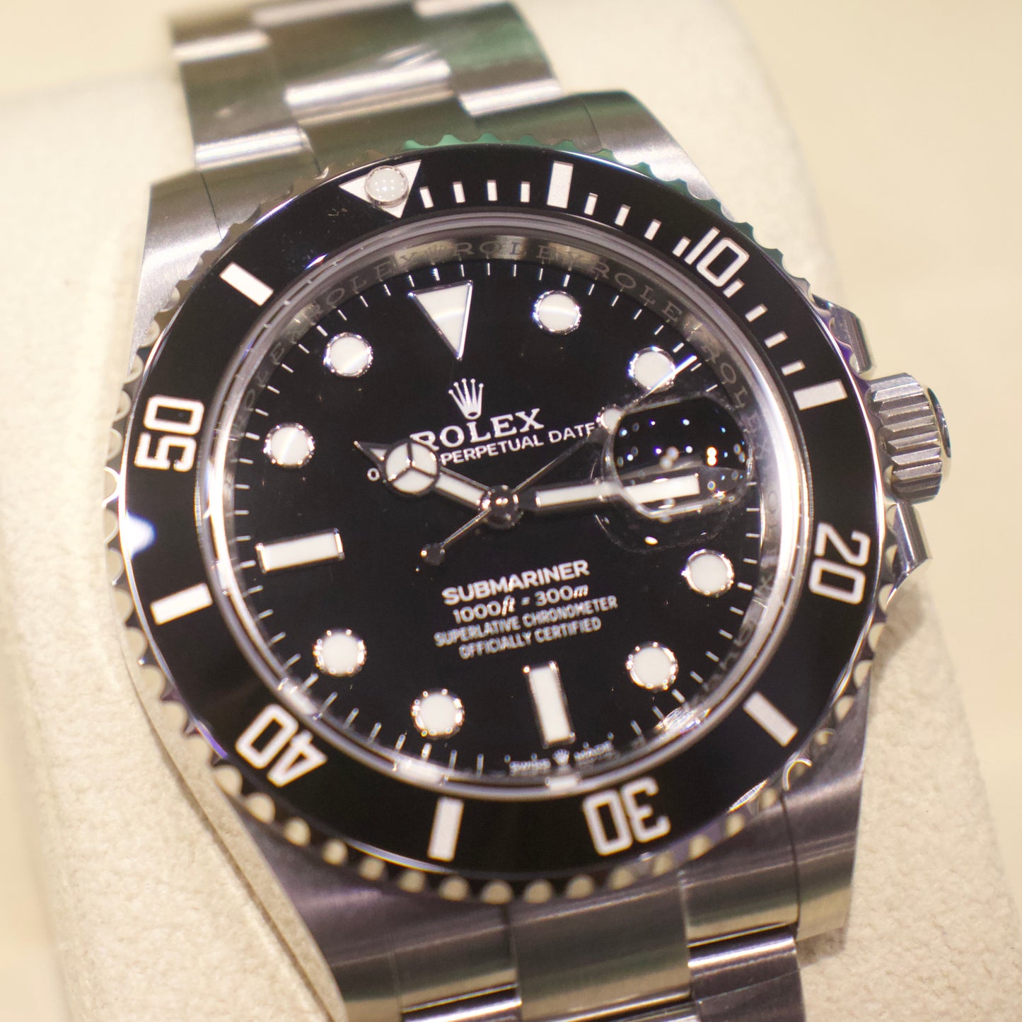 ROLEX Submariner Automatic Chronometer Black Dial Men's Watch
