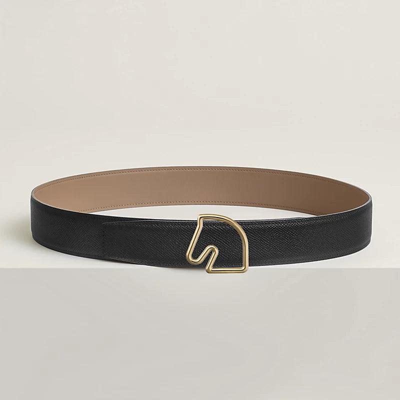 Hermès Tête de Cheval Belt Buckle & Reversible Leather Strap 38mm - Zeuskicks