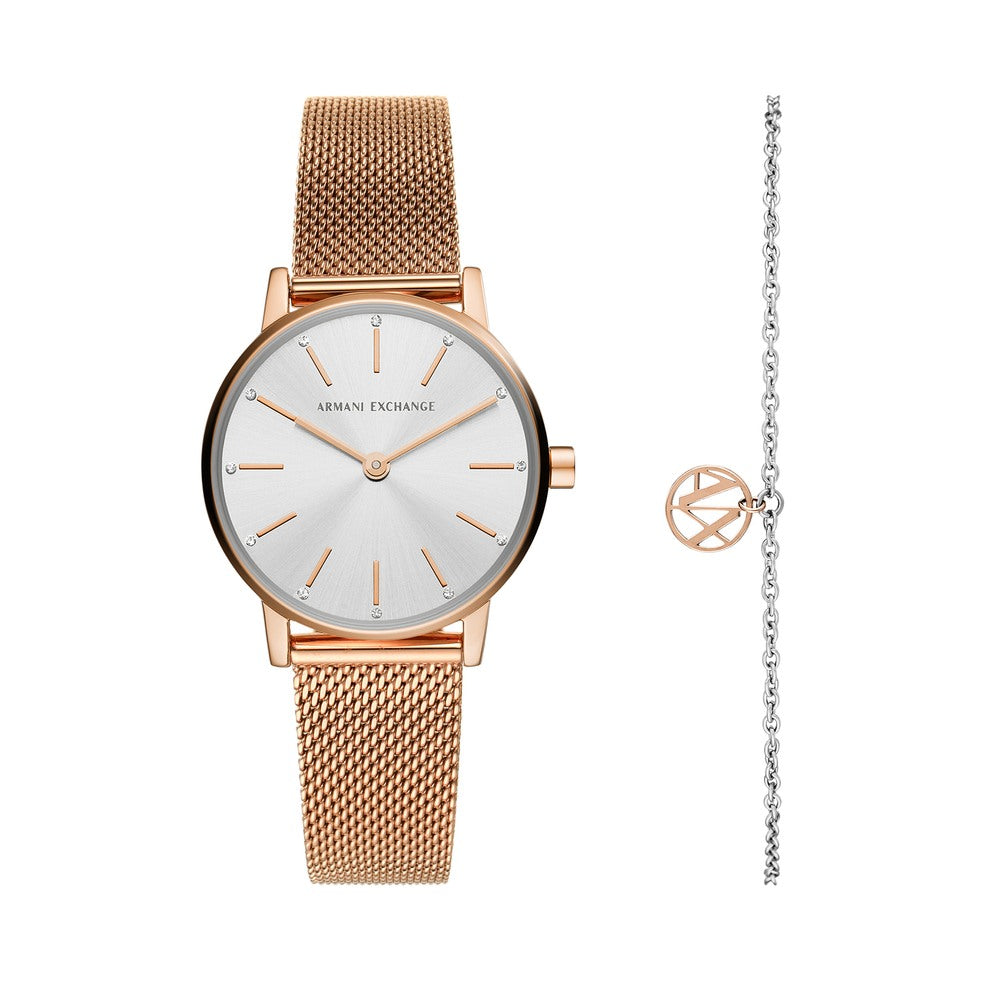 Armani Exchange Rose Gold Watch AX7121