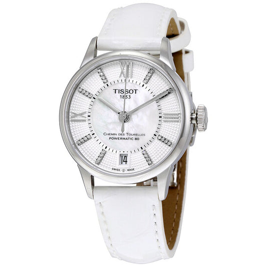 Women’s Tissot Chemin des Tourelles T099.207.16.116.00 Automatic Diamond Watch