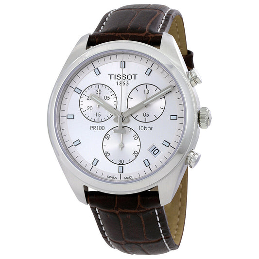 Men’s Tissot PR 100 Chronograph T101.417.16.031.00 Quartz Watch - Zeuskicks