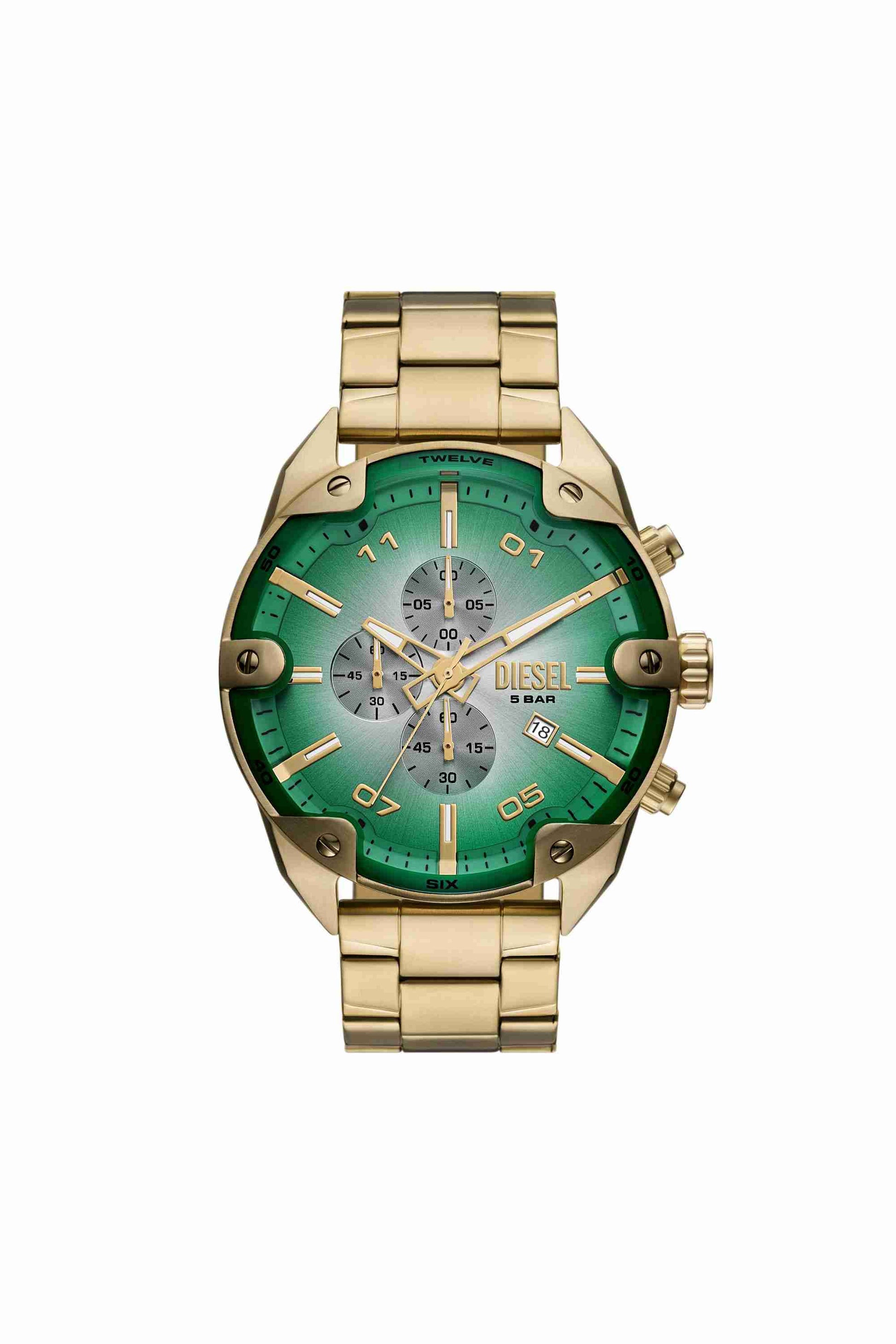 Gold DZ4685 - Spiked Stainless Steel Watch