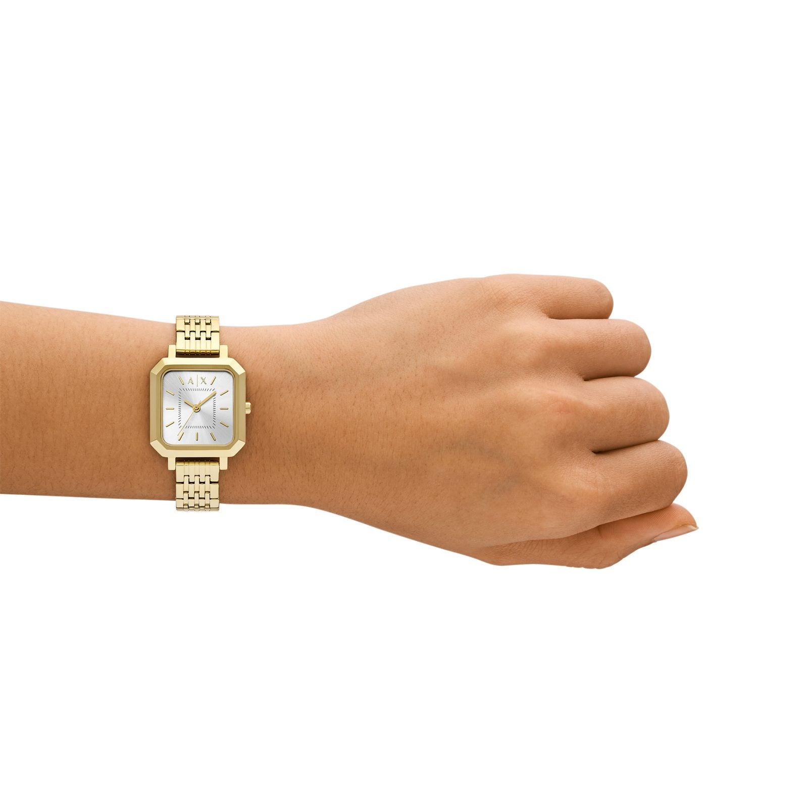 Armani Exchange AX5725I Women's analog watch with silver dial