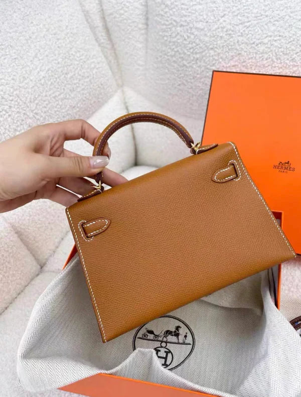 Hermès Mini Kelly 25 – Gold Epsom Leather with Gold Hardware - Zeuskicks