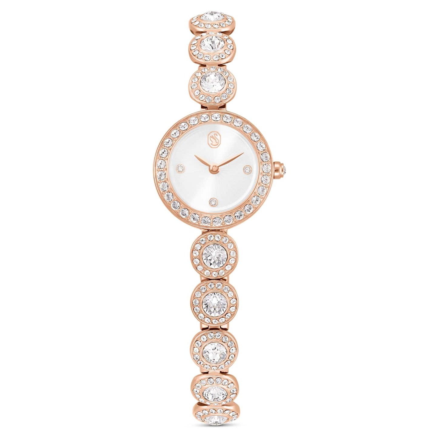 Una Angelic watch, Crystal bracelet, Rose gold tone, Rose gold-tone finish