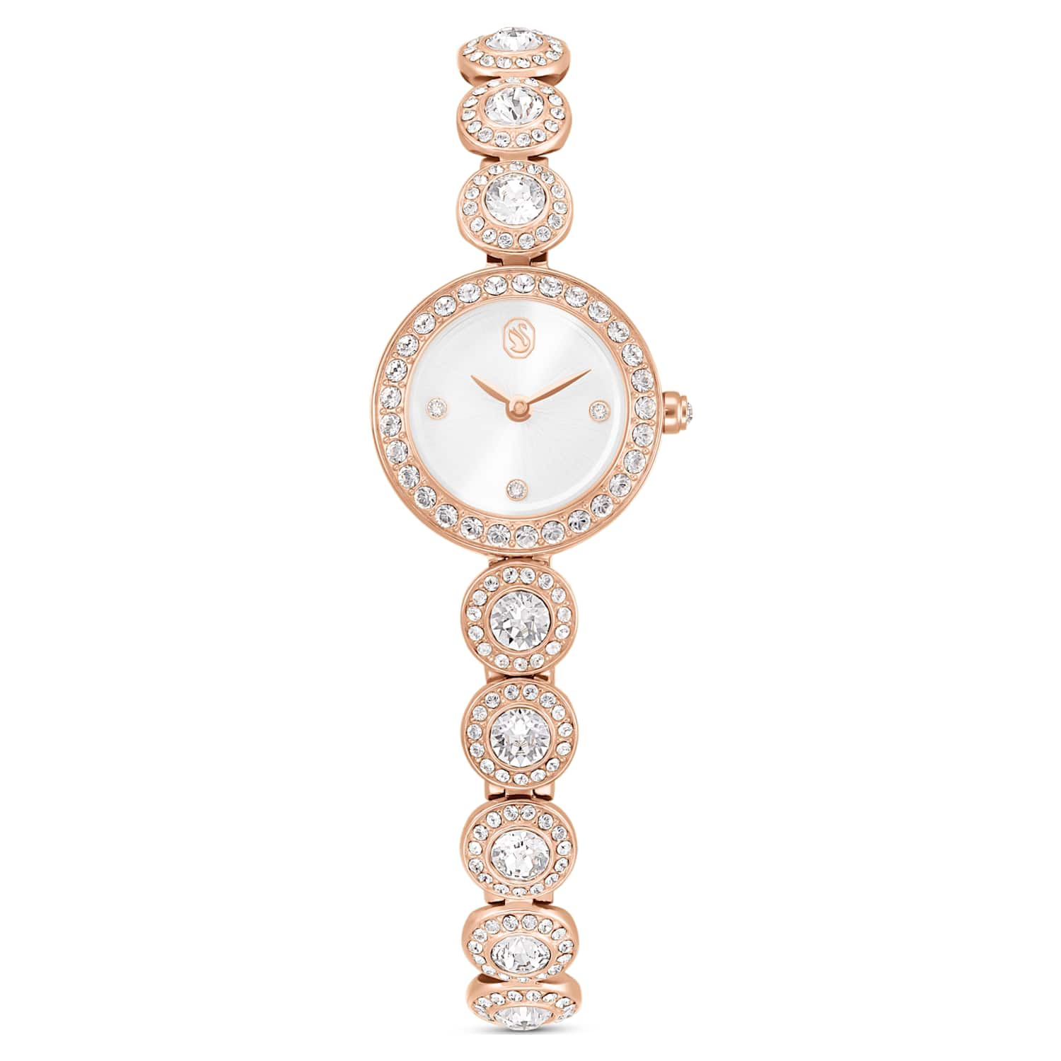 Una Angelic watch, Crystal bracelet, Rose gold tone, Rose gold-tone finish