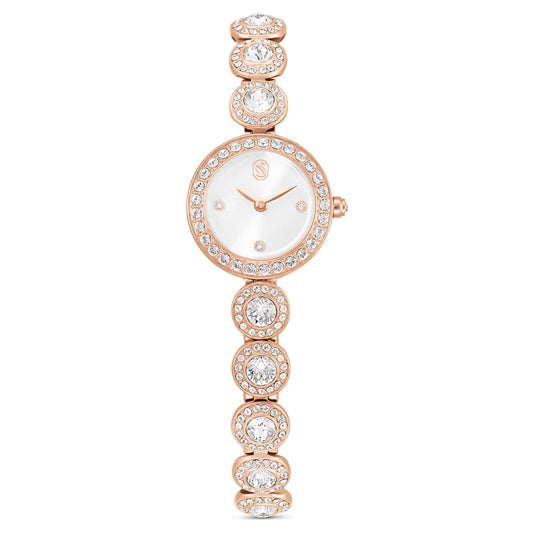 Una Angelic watch, Crystal bracelet, Rose gold tone, Rose gold-tone finish