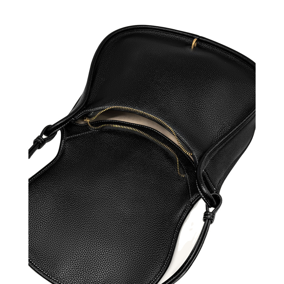 JW PEI Arla Small Hobo Bag - Black Pebbled by JW PEI