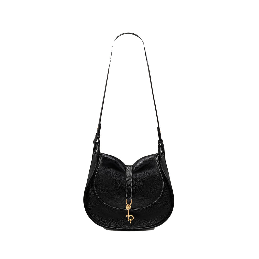 JW PEI Arla Small Hobo Bag - Black Pebbled by JW PEI