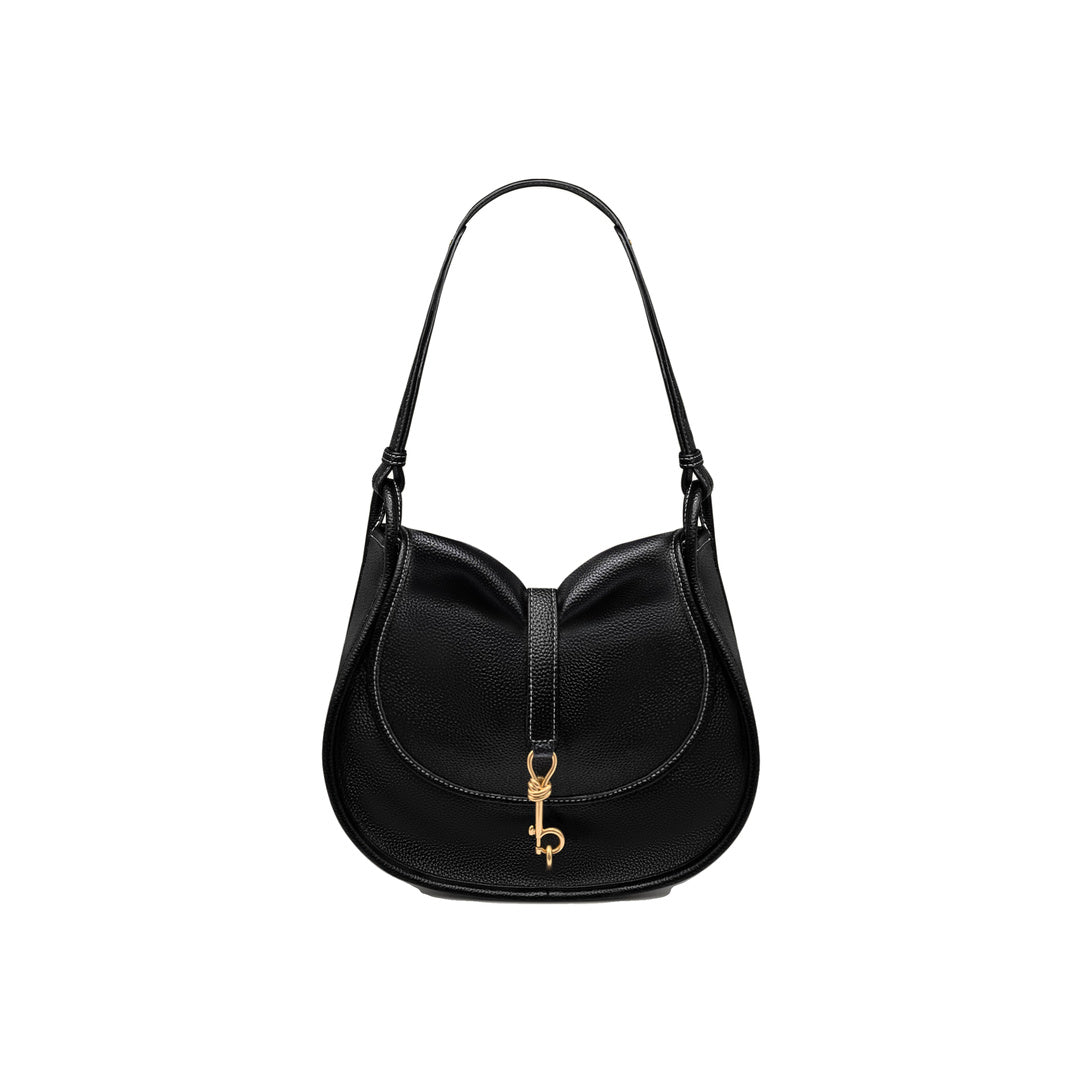 JW PEI Arla Small Hobo Bag - Black Pebbled by JW PEI