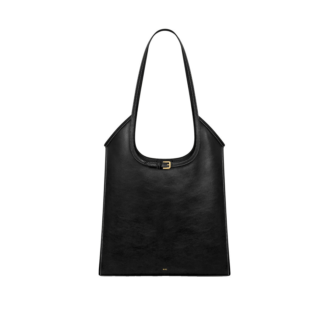 JW PEI Brooke Belted Embellished Shoulder Tote Bag - Black by JW PEI
