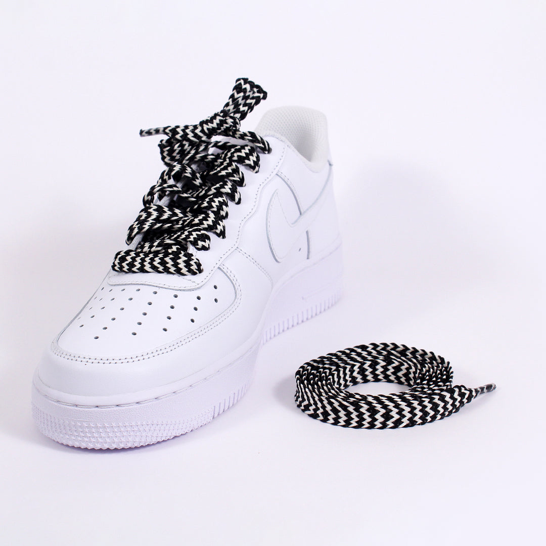 Lanvin Zig Zag Flat Laces by KNOTTY