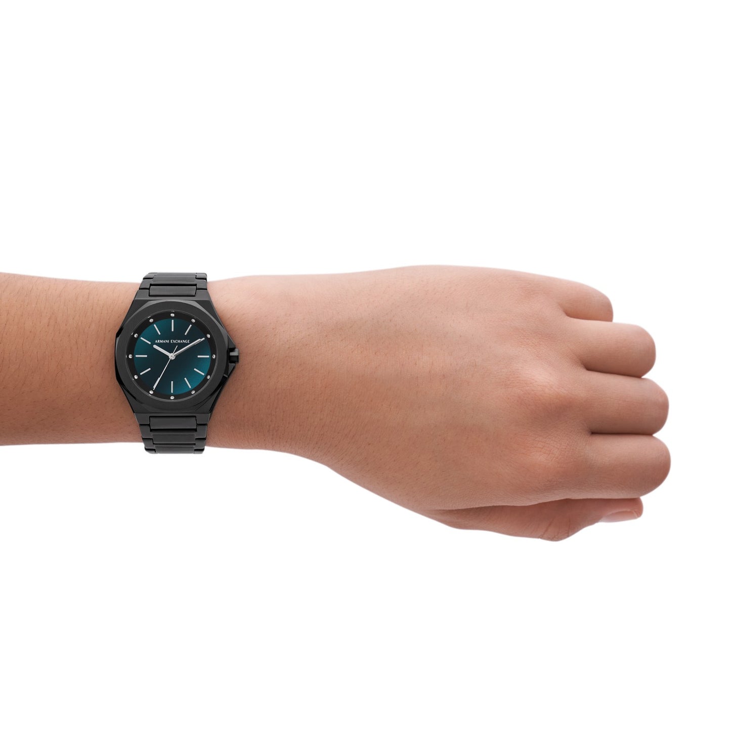 Armani Exchange AX4609 Women's analog watch with blue dial
