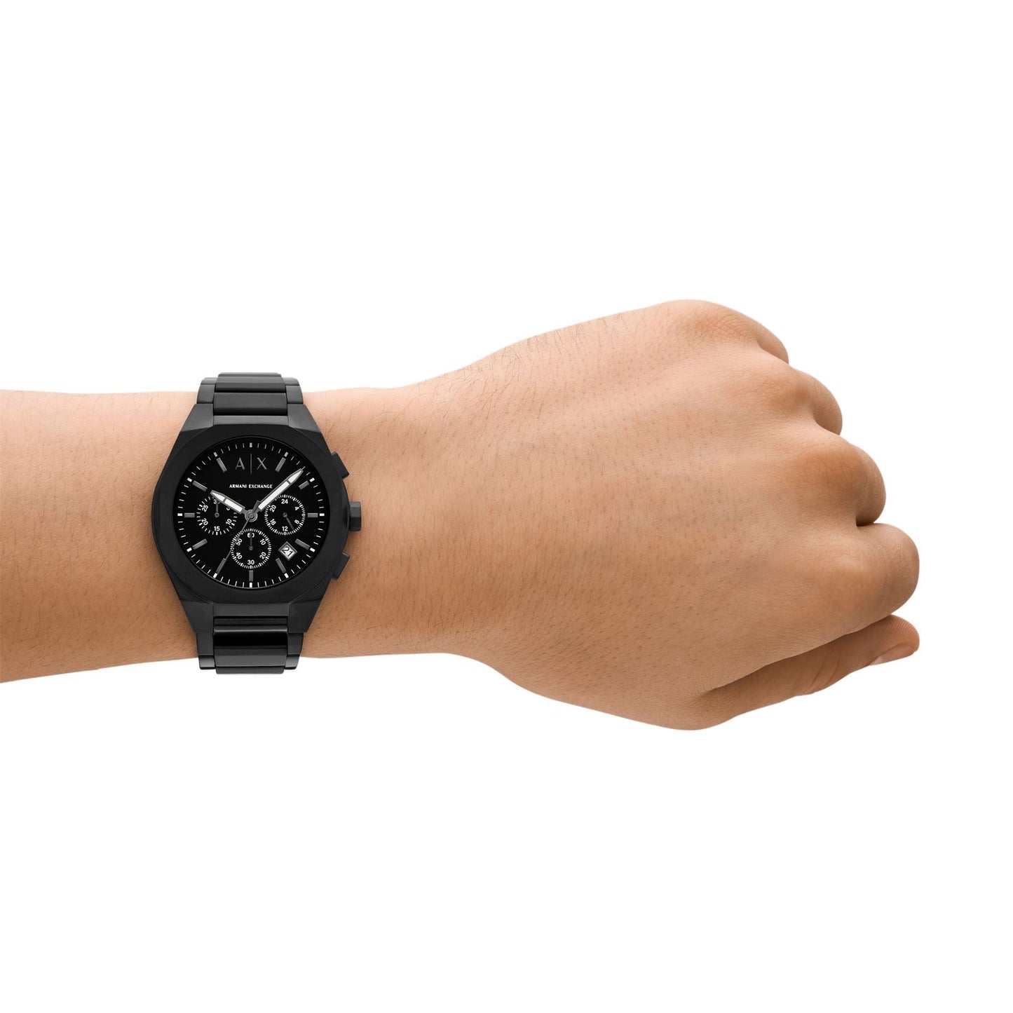 Armani Exchange AX4183I Men's chronograph watch with black dial