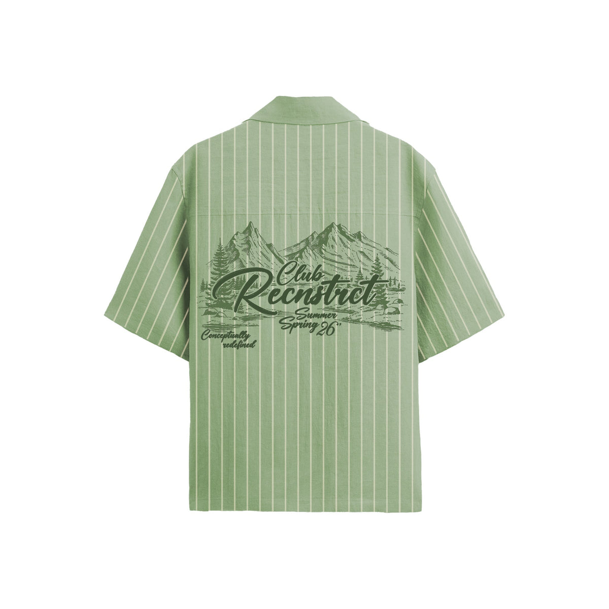 Valley Verdant - Linen sage green by RECNSTRCT