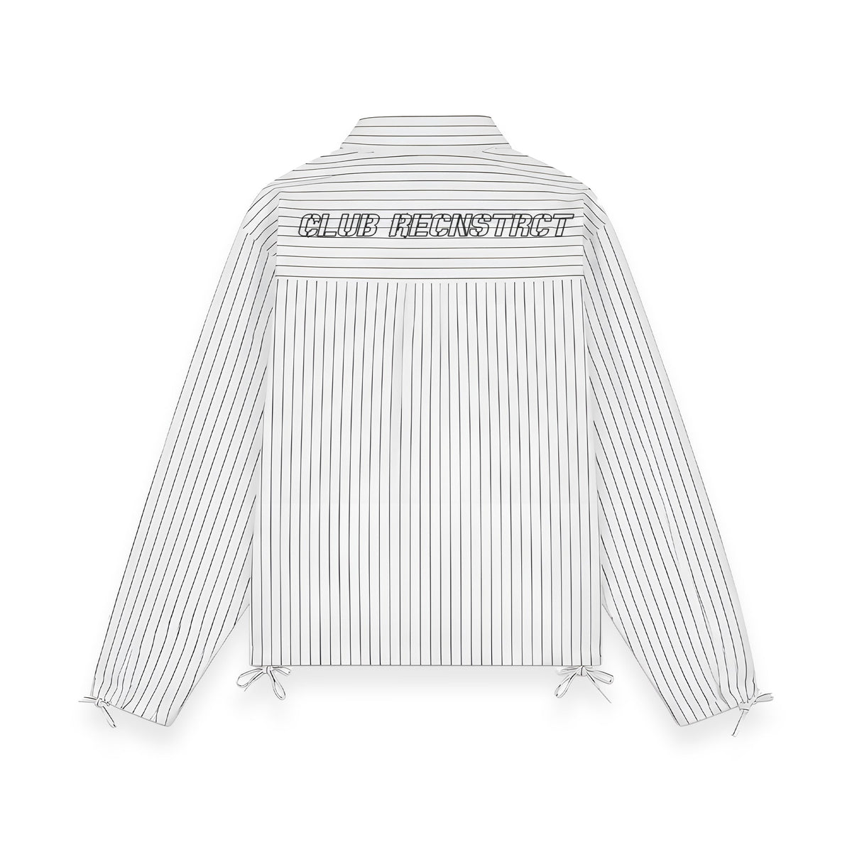 Stripped Void Boxy fit - White by RECNSTRCT