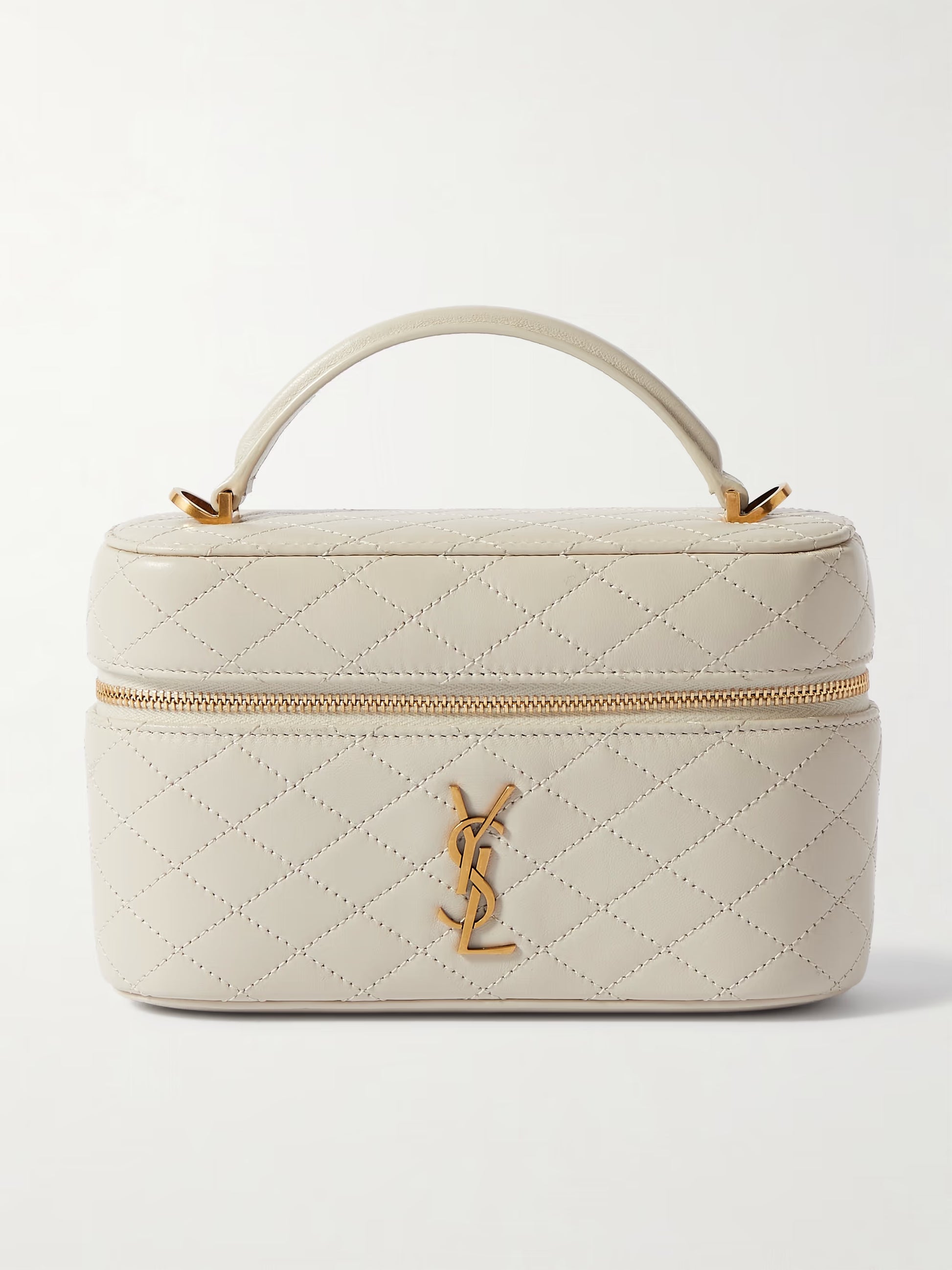 Saint Laurent Gaby Vanity Mini Quilted Leather Shoulder Bag - Zeuskicks