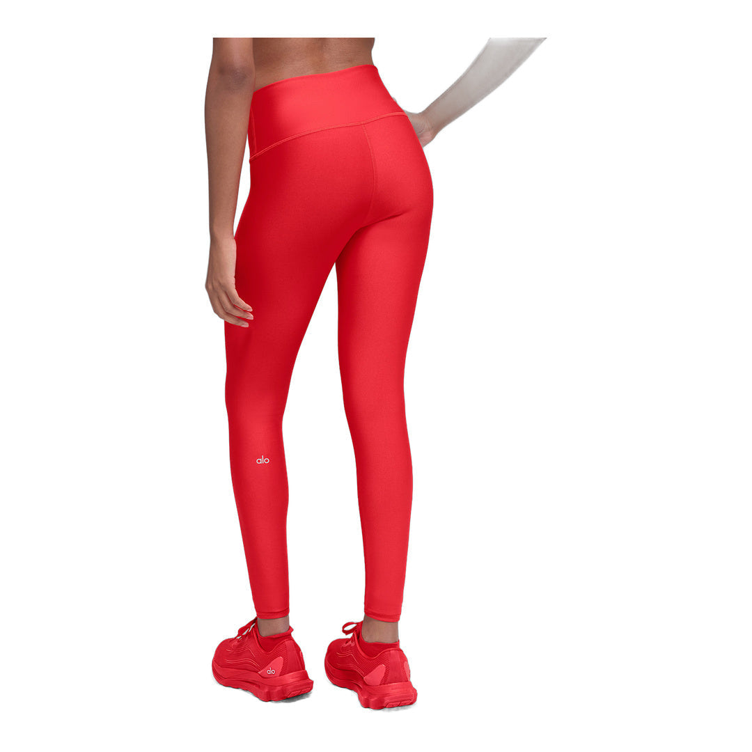 alo Airlift Winter Warm High-Waist Legging - Bright Red by Alo Yoga