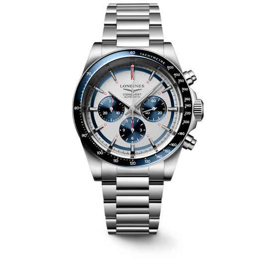Men’s CONQUEST CHRONOGRAPH L3.835.4.98.6 Automatic Watch - Zeuskicks
