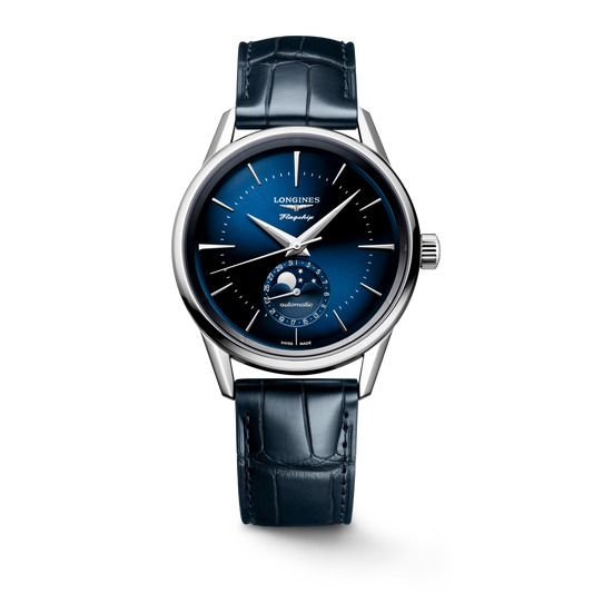 Men’s FLAGSHIP HERITAGE MOONPHASE L4.815.4.92.2 Automatic Watch - Zeuskicks