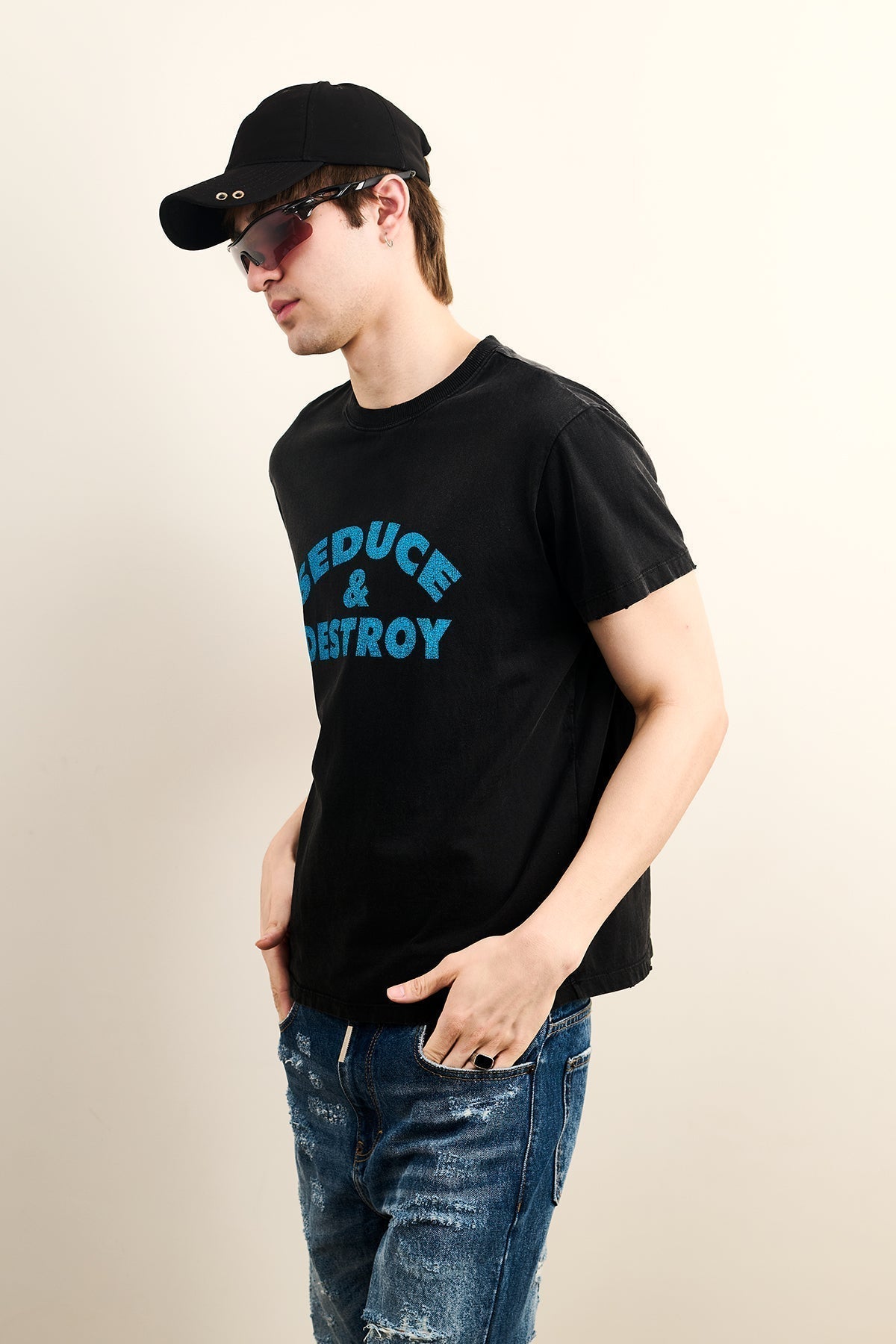 🖤 Track 01: Seduce & Destroy Vintage Tee: Unisex by Temporary Clo