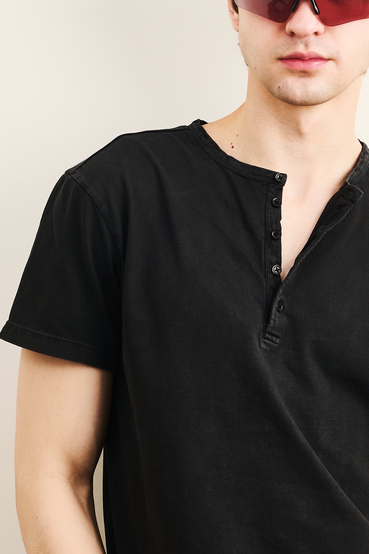 Vintage Henley Tee by Temporary Clo
