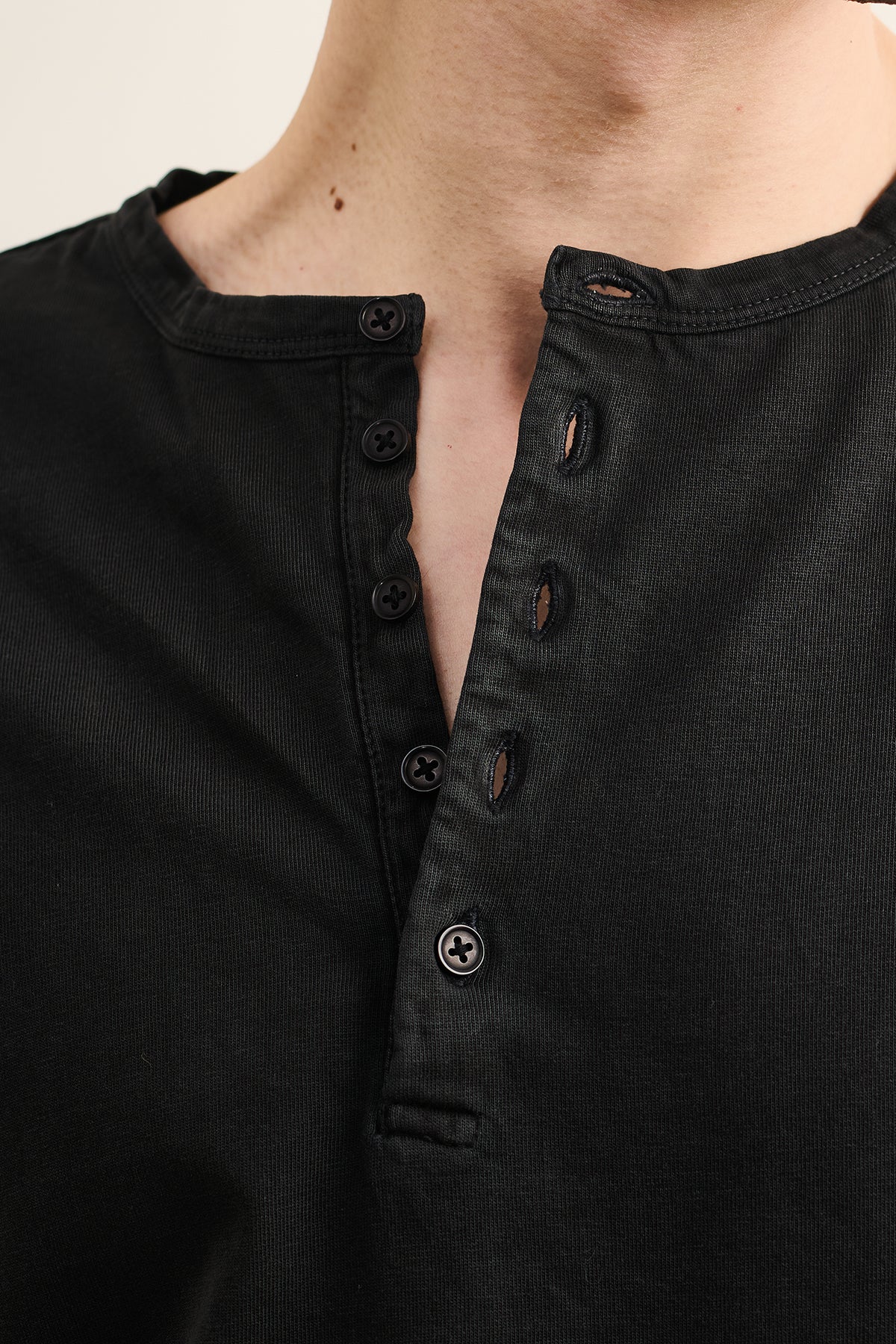 Vintage Henley Tee by Temporary Clo
