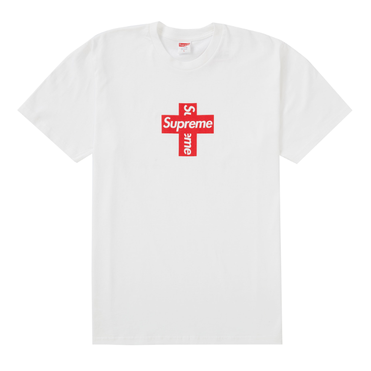 Supreme Cross Box Logo Tee White by SUPREME