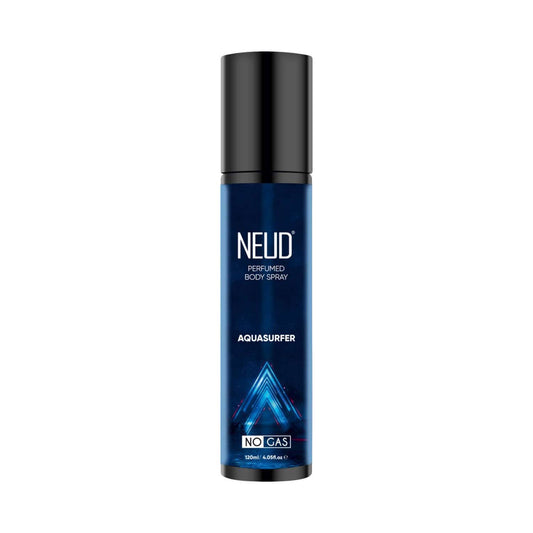 NEUD Aquasurfer Perfumed Body Spray for Men, No Gas Deodorant with Long-Lasting Fragrance (120 ml)