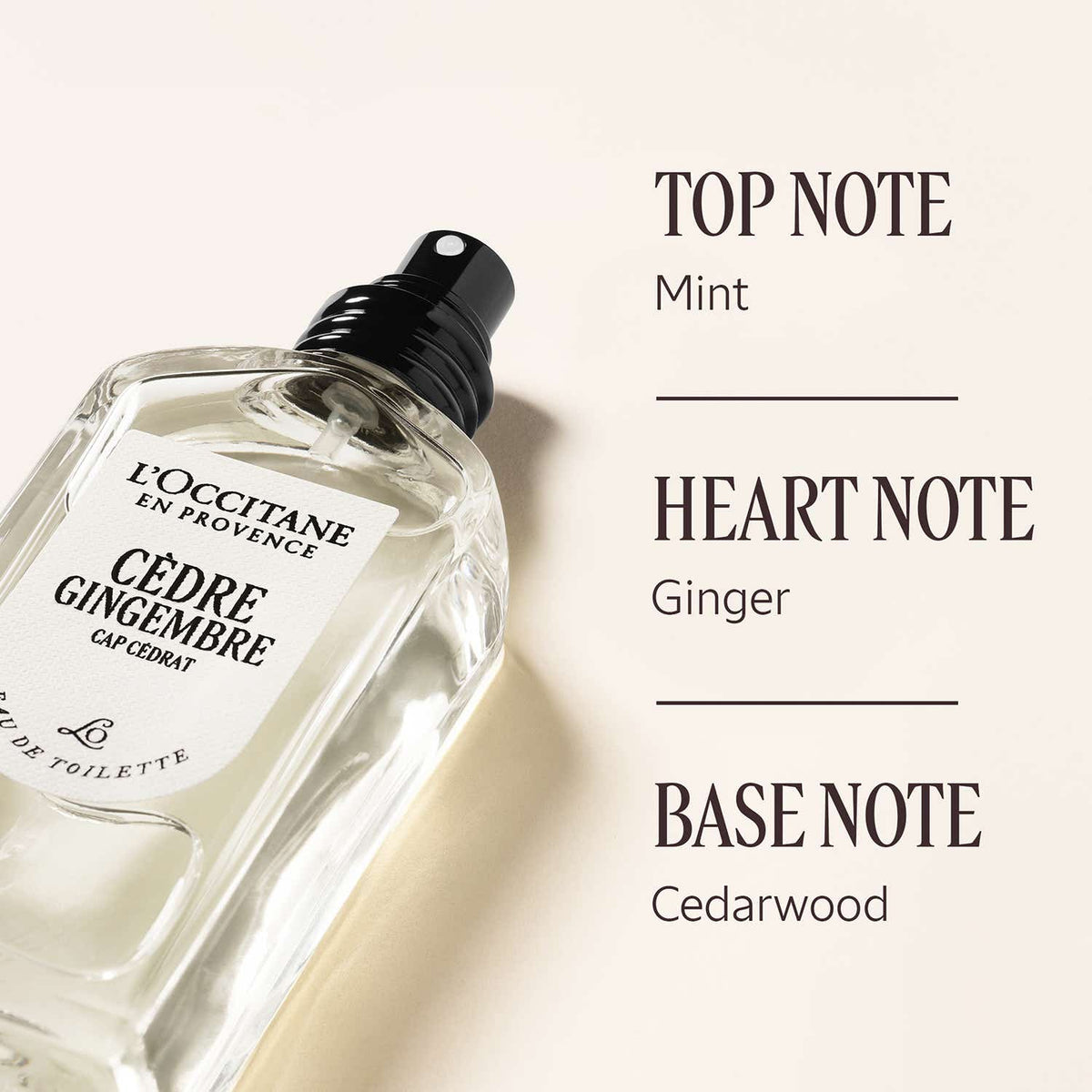 L'Occitane Cedre Gingembre Eau De Toilette - Cap Cedrat (50 ml)
