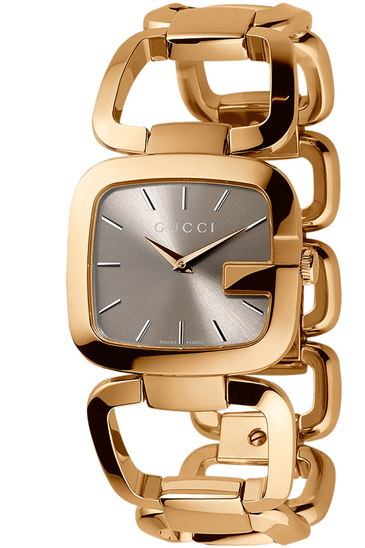 Women’s Gucci YA125408 Brown Dial Stainless Steel Quartz Watch