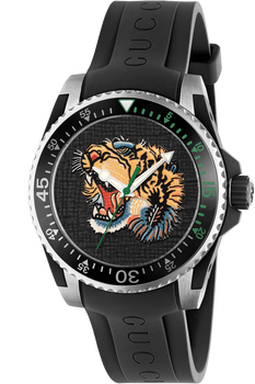 Men’s Gucci Dive YA136318 Quartz Watch with Black Dial