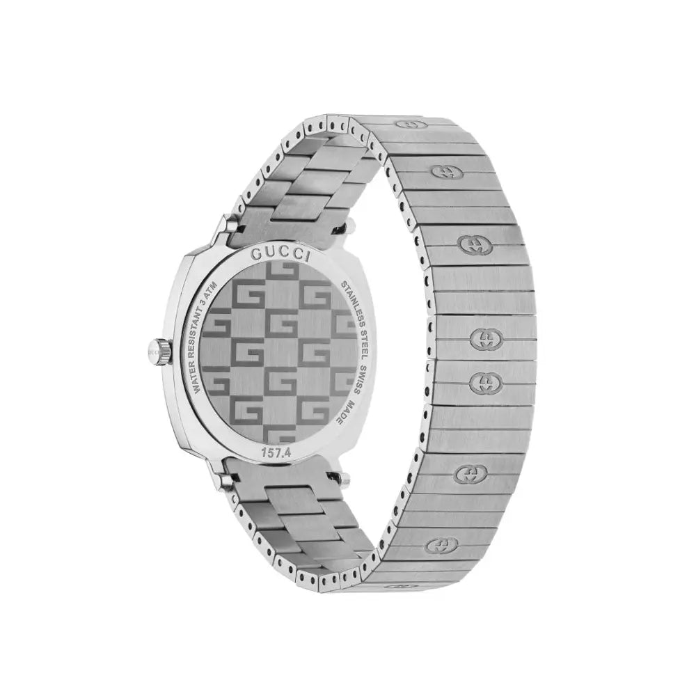 Men's Gucci YA157401 Grip Stainless Steel Quartz Watch