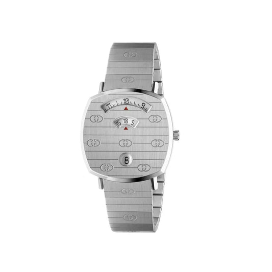 Men's Gucci YA157401 Grip Stainless Steel Quartz Watch