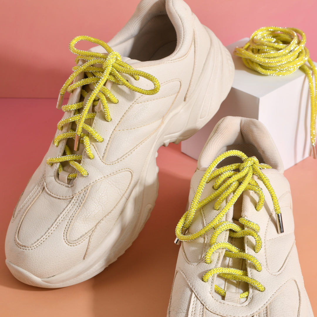 Golden Rope Dreamsicle Shoelace by KNOTTY