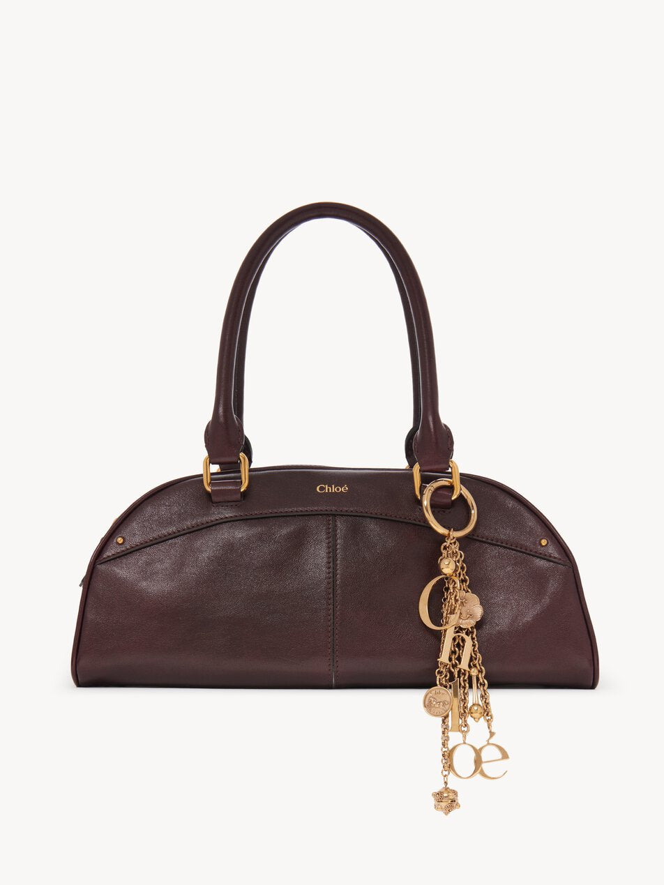 CHLOE bowling bag in soft leather Perfect Plum by CHLOE