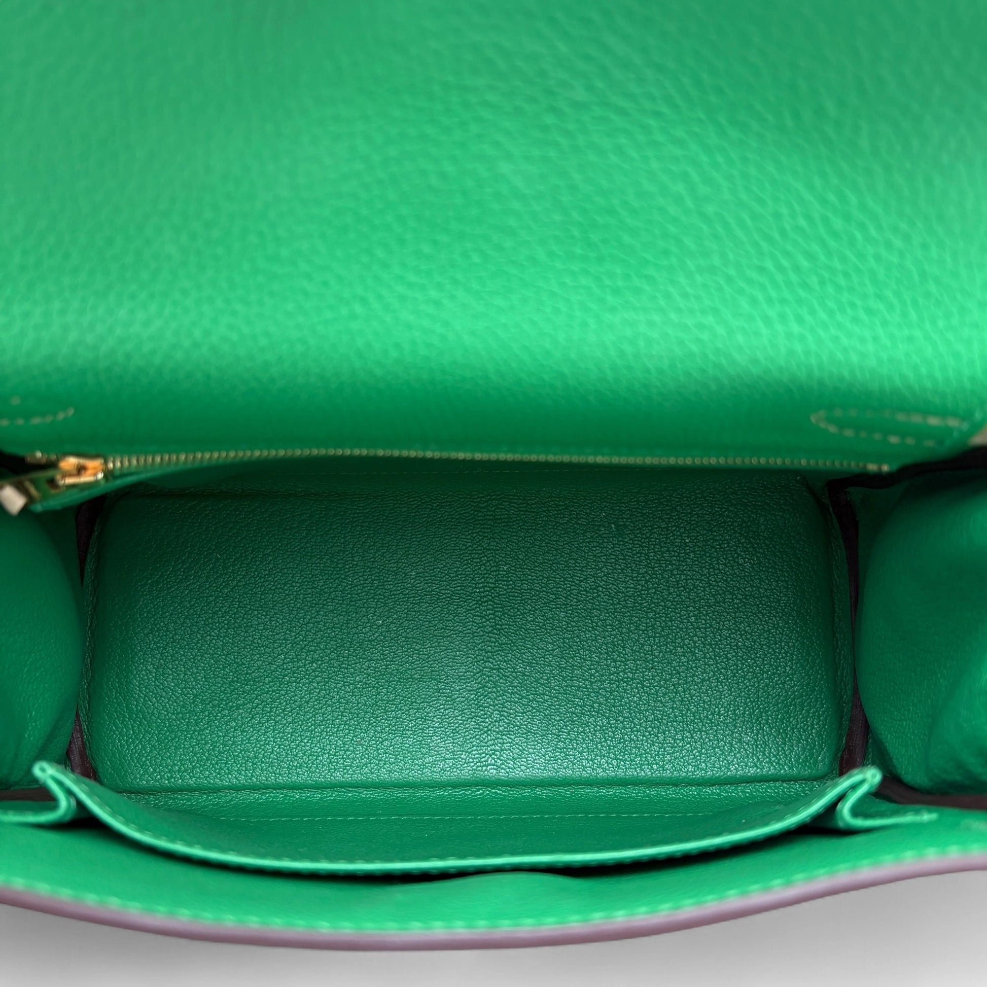Hermès Horse Shoe Kelly 25 – Togo Leather 1K Bambou / S2 Trench - Zeuskicks