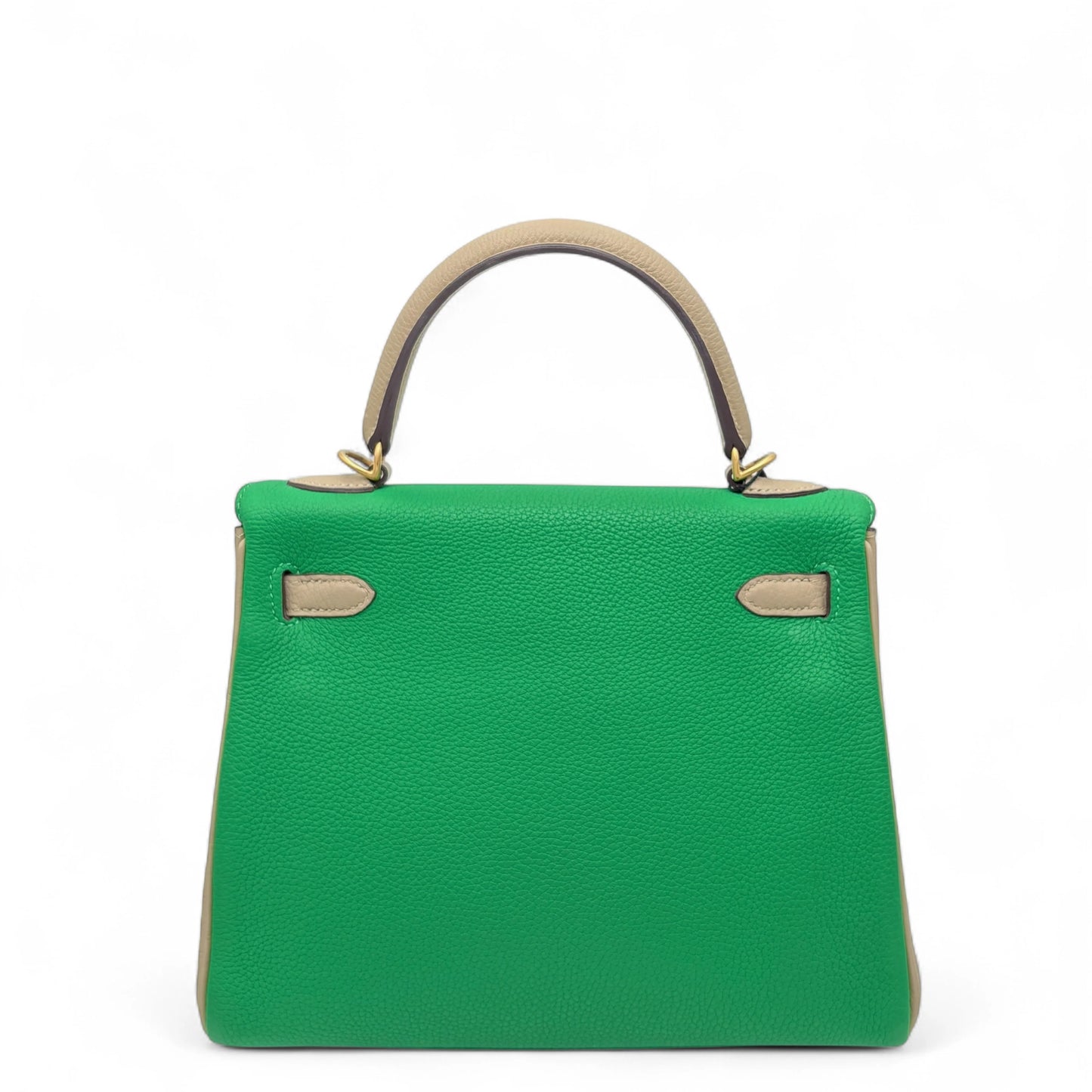 Hermès Horse Shoe Kelly 25 – Togo Leather 1K Bambou / S2 Trench - Zeuskicks