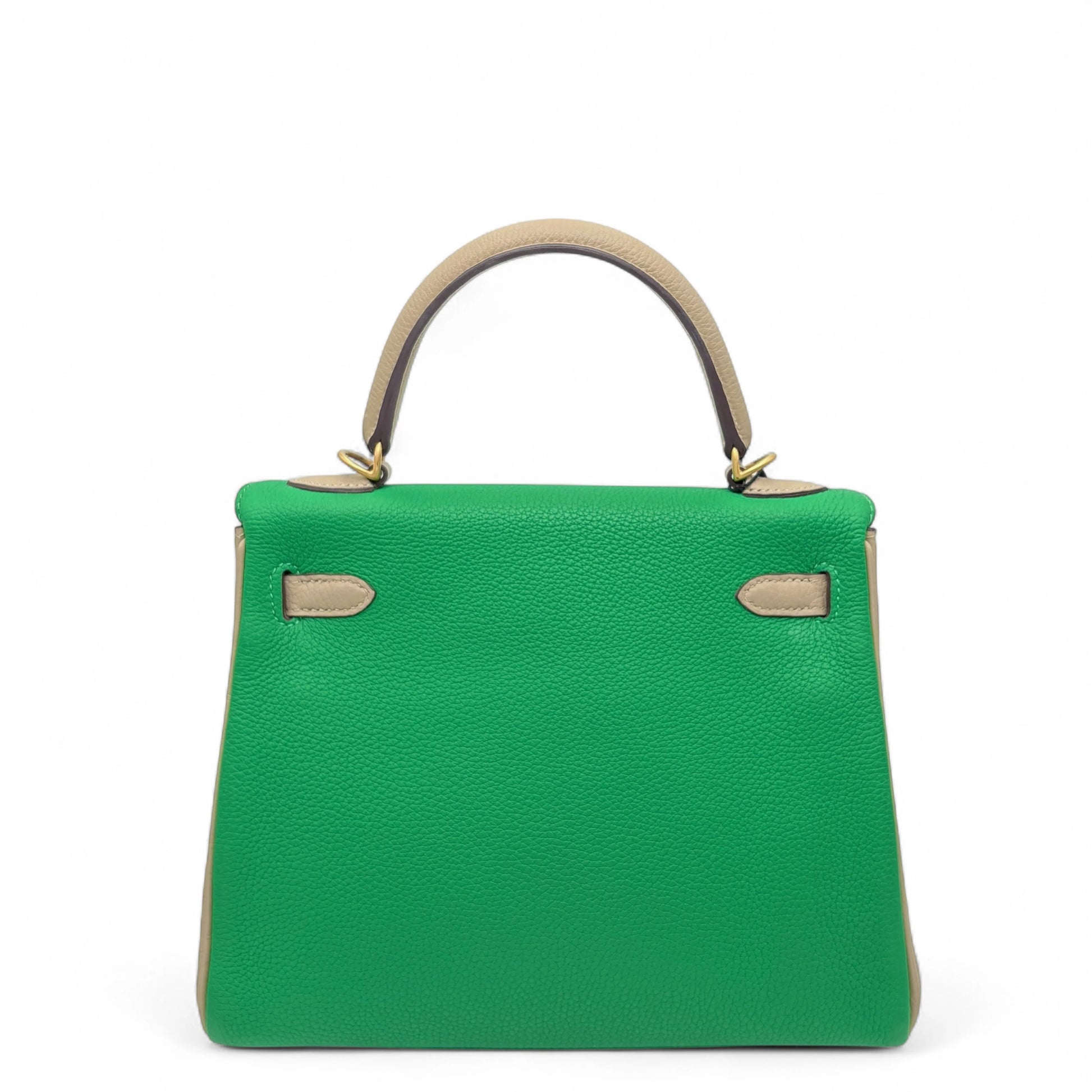 Hermès Horse Shoe Kelly 25 – Togo Leather 1K Bambou / S2 Trench - Zeuskicks