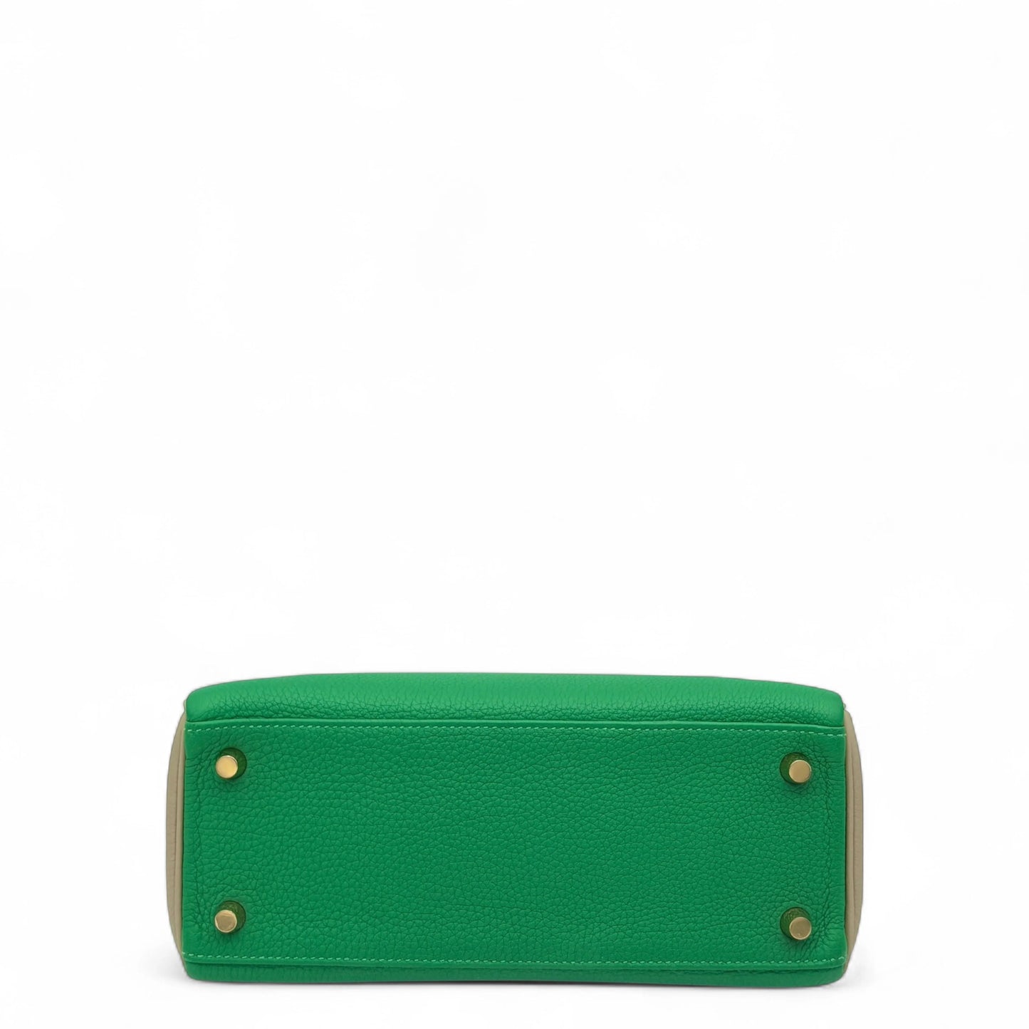 Hermès Horse Shoe Kelly 25 – Togo Leather 1K Bambou / S2 Trench - Zeuskicks