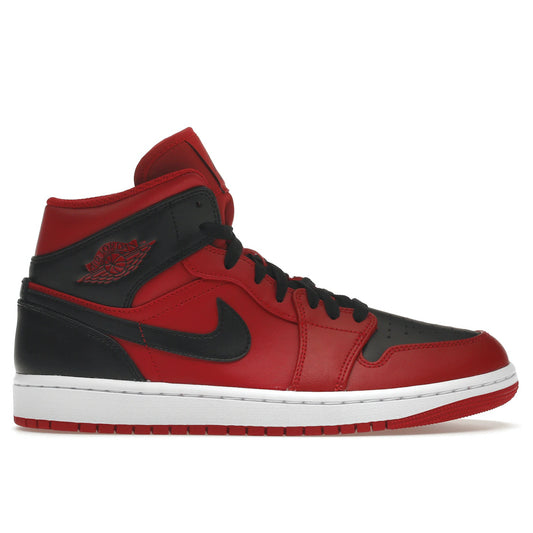Nike Air Jordans 1 Mid Gym Red Black White Rouge Gym/Reverse Red